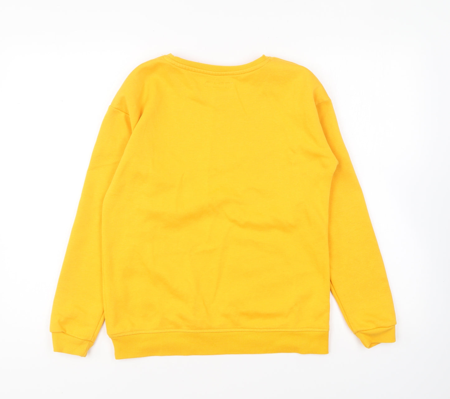 Primark Girls Yellow Cotton Pullover Sweatshirt Size 12-13 Years Pullover - Brooklyn USA
