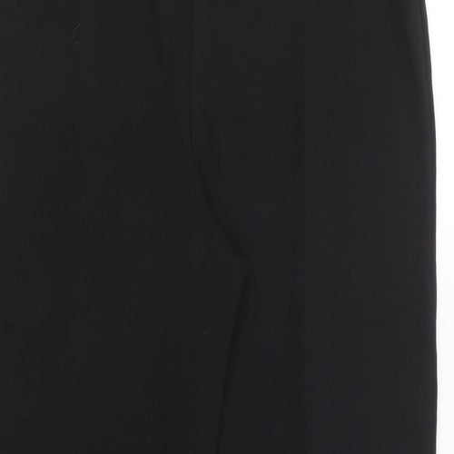 H&M Womens Black Polyester Trousers Size L L26 in Regular