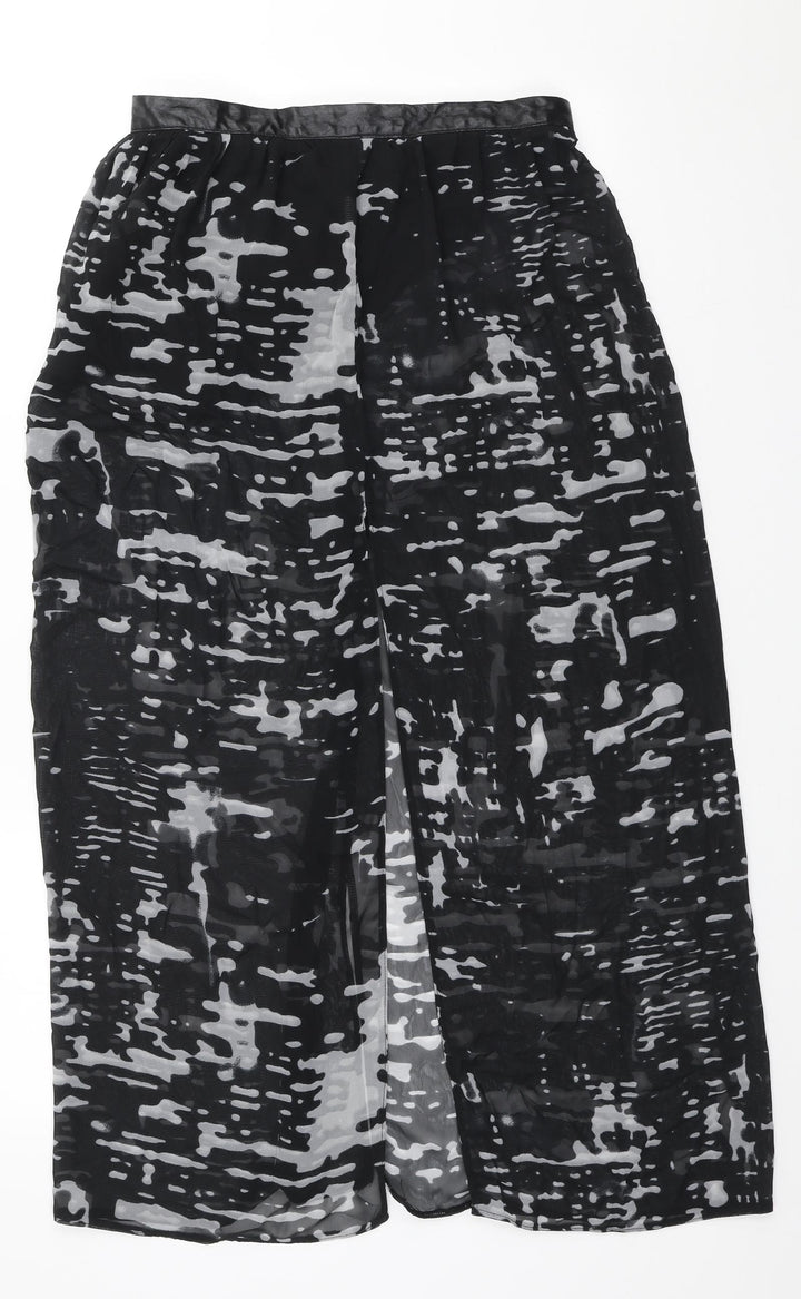 MODO Womens Multicoloured Polyester Straight & Pencil Skirt Size 12 Zip