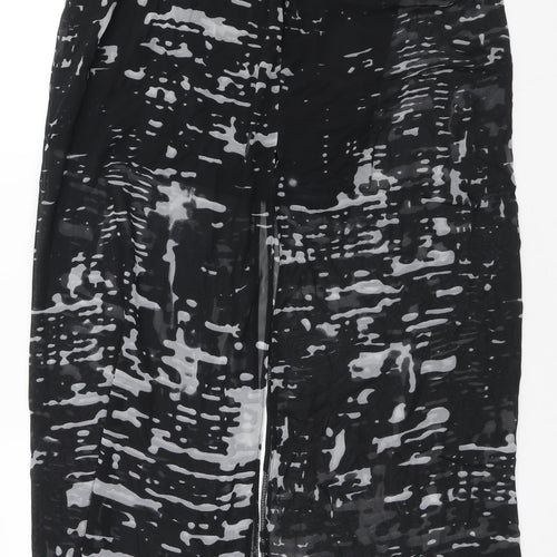 MODO Womens Multicoloured Polyester Straight & Pencil Skirt Size 12 Zip