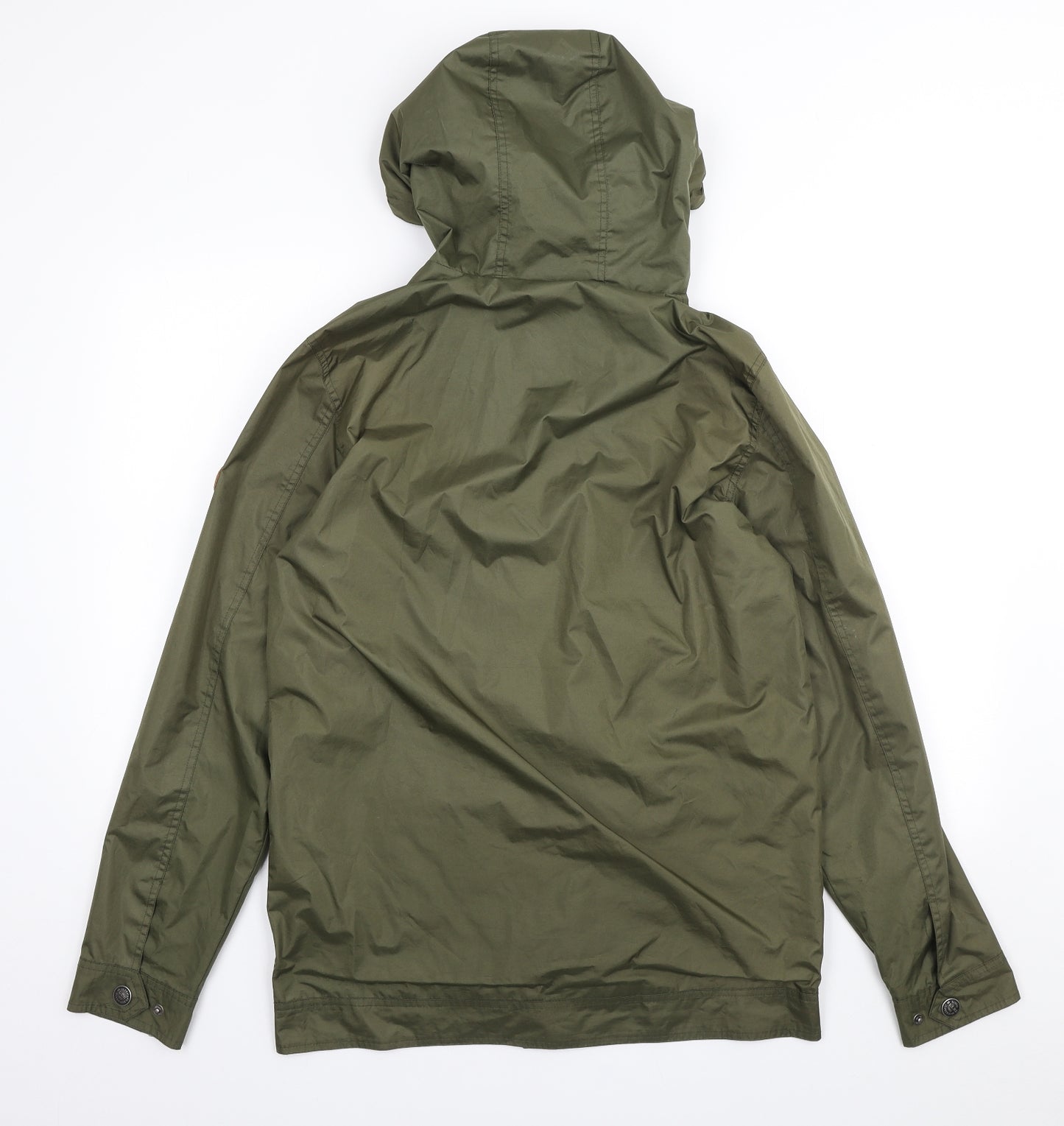 Blend Mens Green Anorak Coat Size S Zip