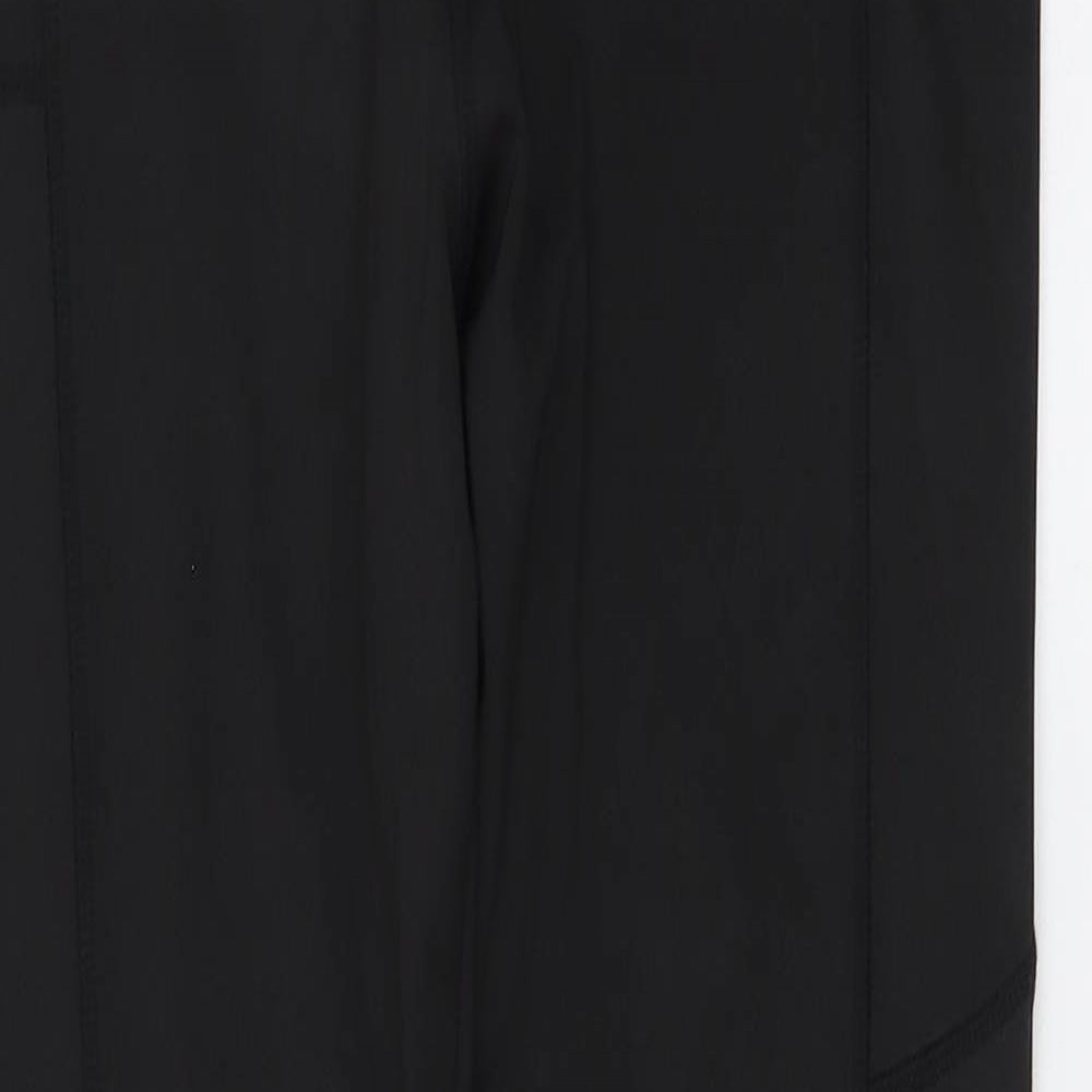 SheIn Womens Black Polyester Jogger Leggings Size L L26 in Regular Button