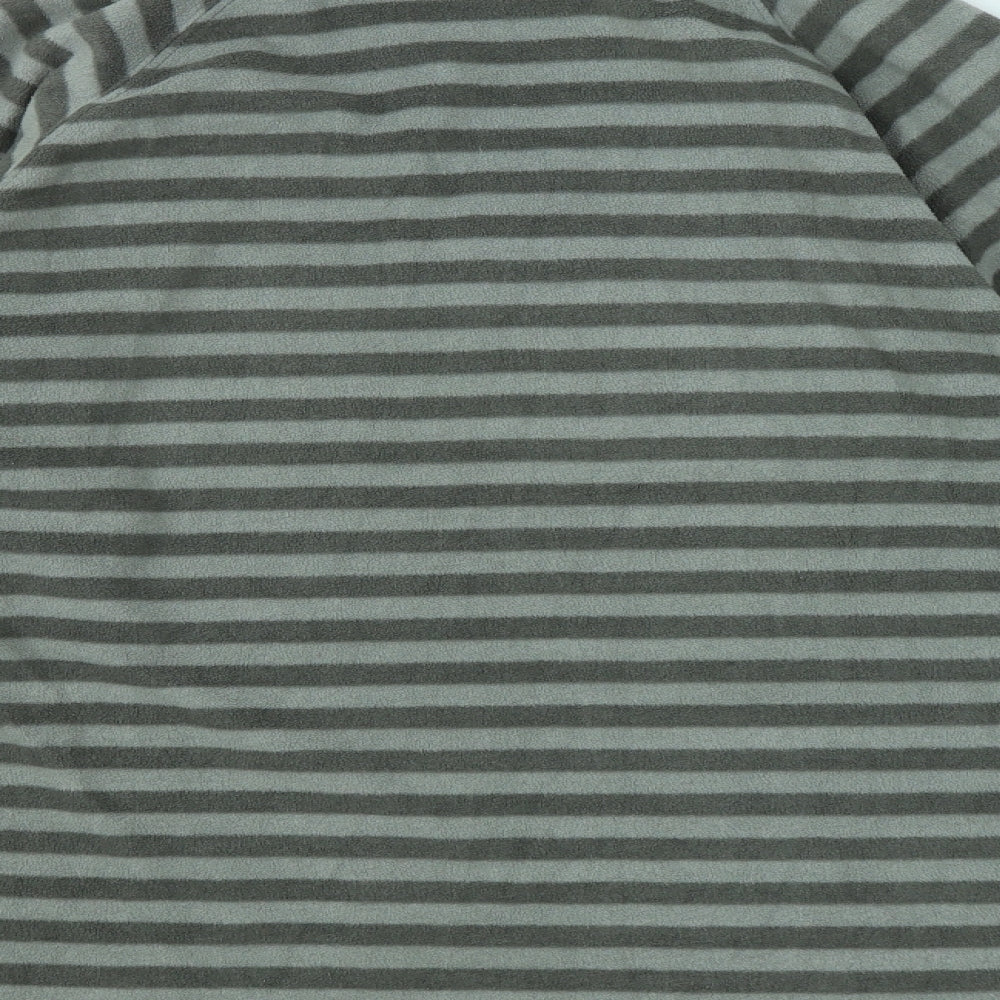 Mountain Warehouse Womens Grey Striped Jacket Size 16 Zip