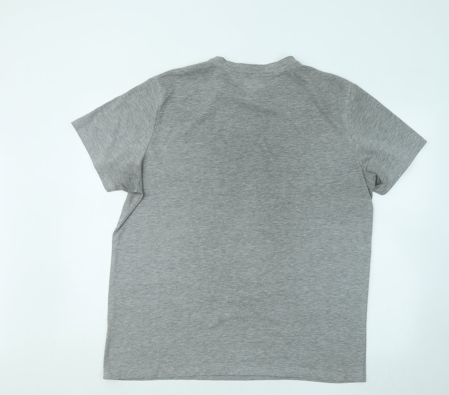 George Mens Grey Cotton T-Shirt Size XL Round Neck - Star Wars