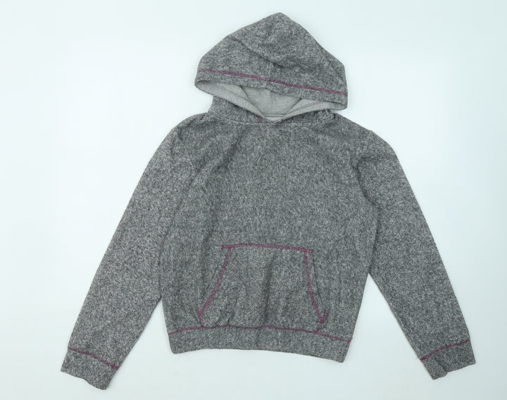 Dunnes Stores Womens Grey Cotton Pullover Hoodie Size S Pullover