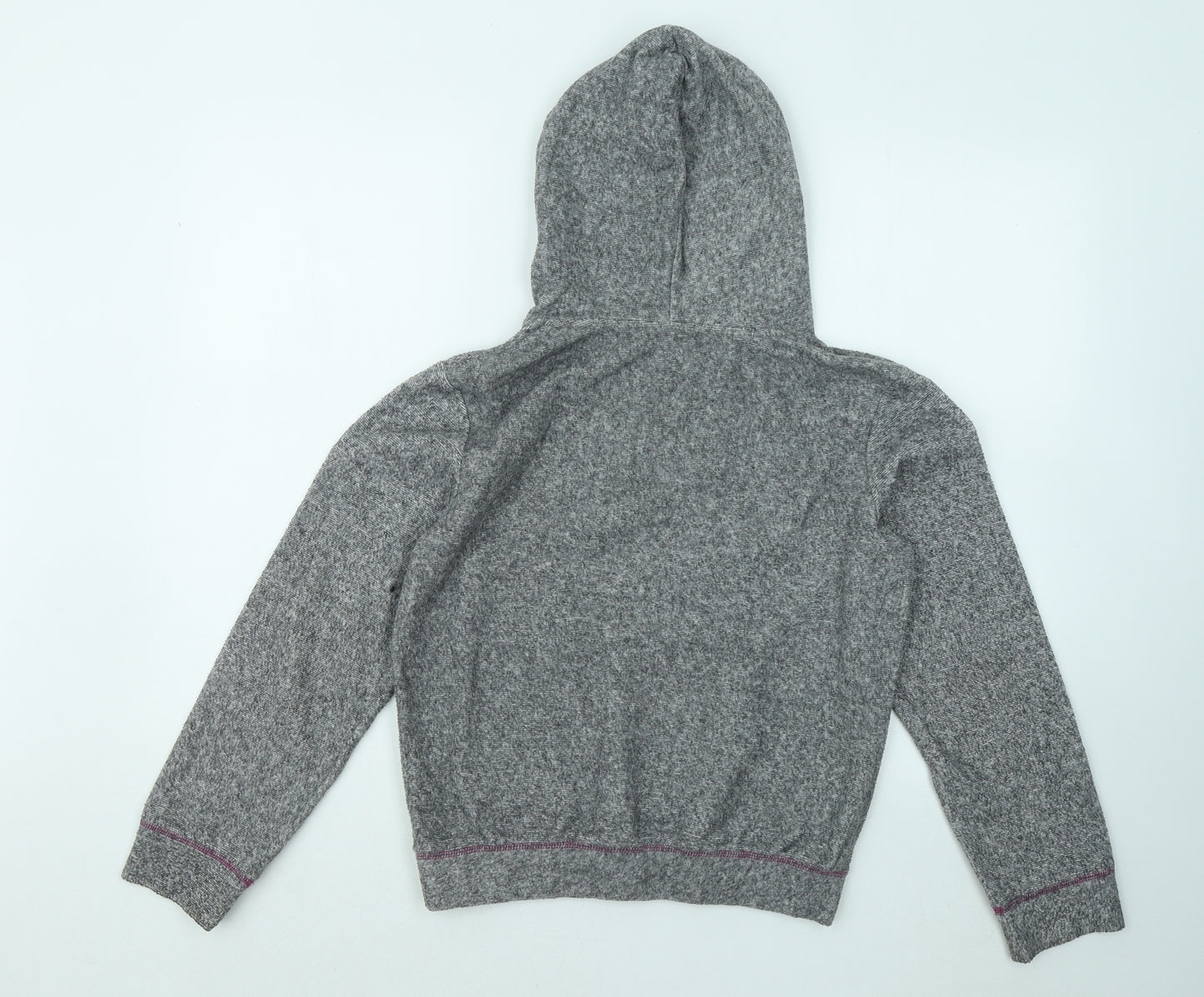 Dunnes Stores Womens Grey Cotton Pullover Hoodie Size S Pullover