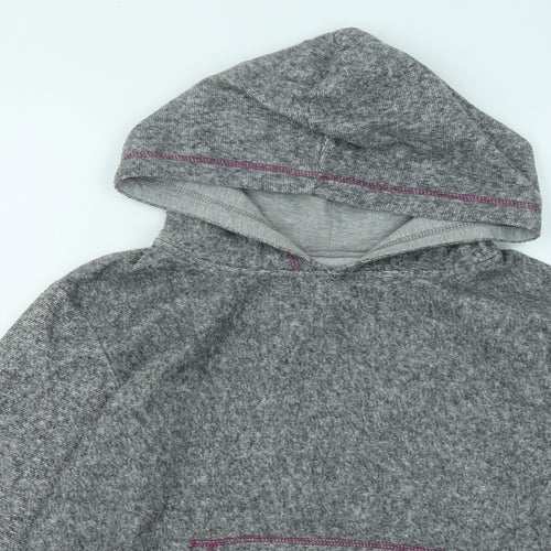 Dunnes Stores Womens Grey Cotton Pullover Hoodie Size S Pullover
