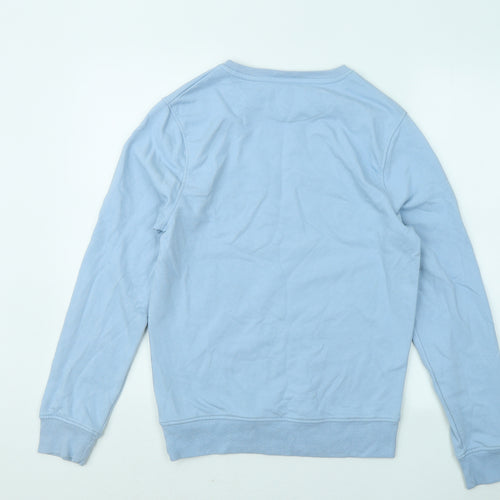 B&C Womens Blue Cotton Pullover Sweatshirt Size XS Pullover - Waves