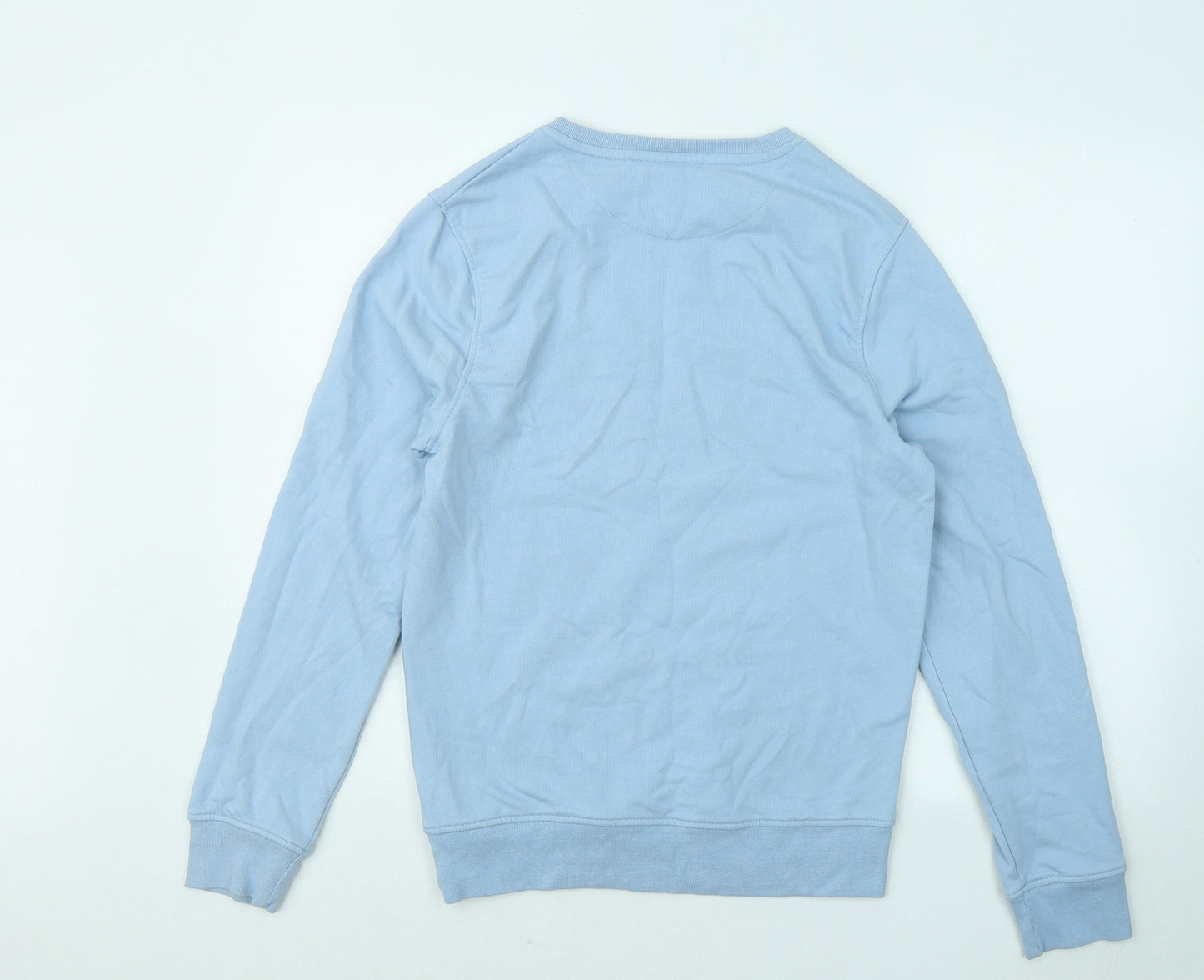 B&C Womens Blue Cotton Pullover Sweatshirt Size XS Pullover - Waves