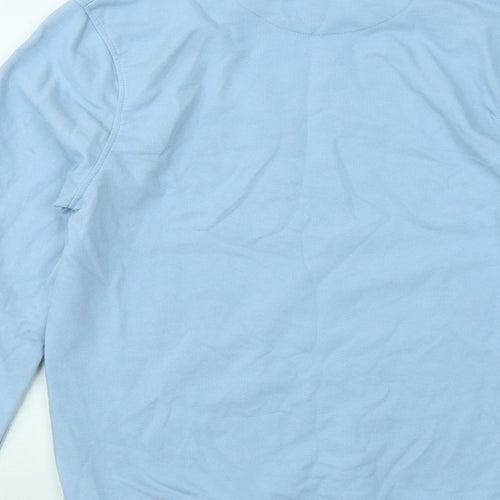 B&C Womens Blue Cotton Pullover Sweatshirt Size XS Pullover - Waves