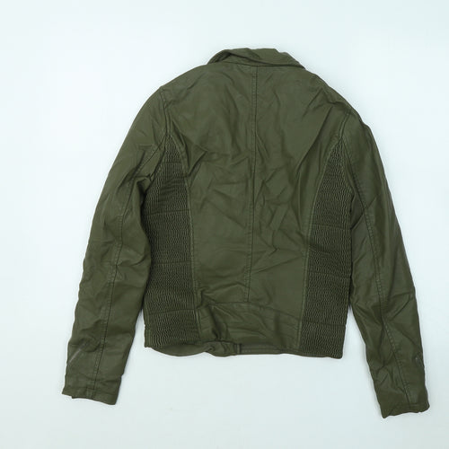 House Womens Green Jacket Size S Zip