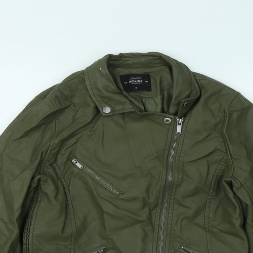 House Womens Green Jacket Size S Zip