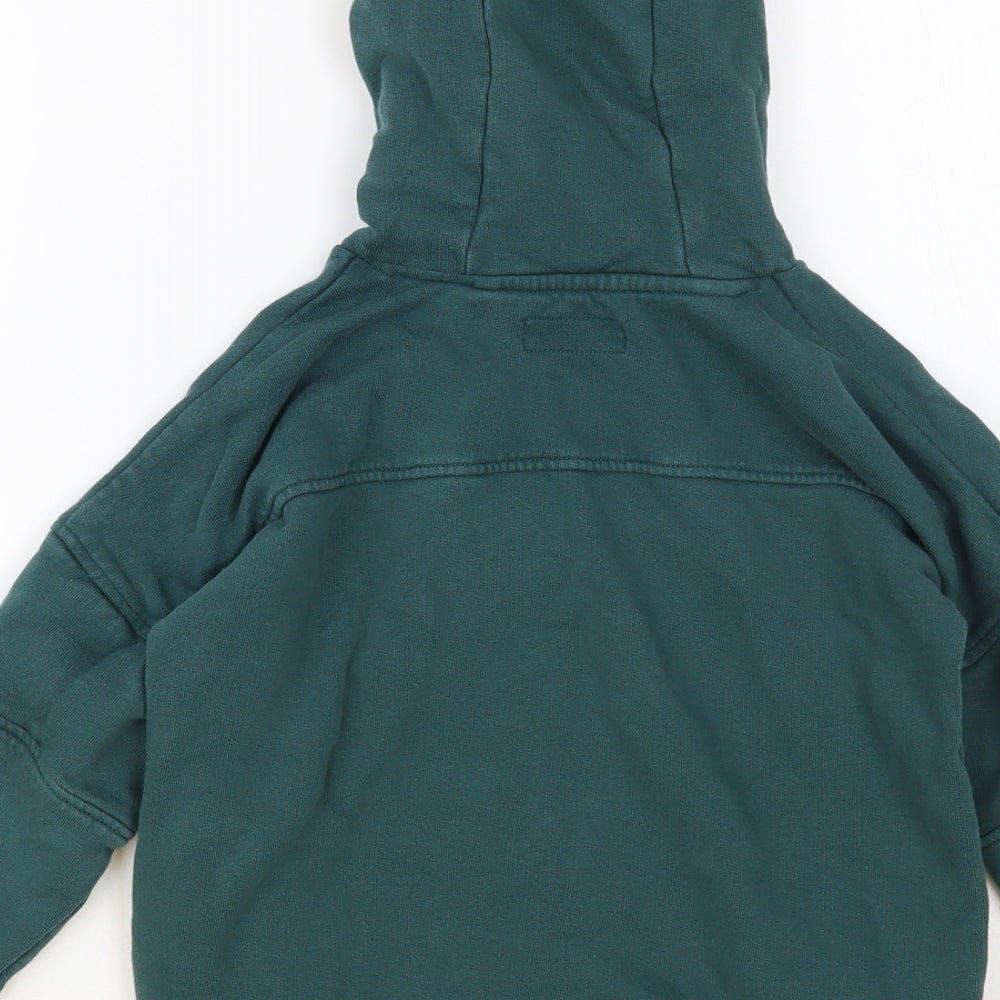 NEXT Boys Green Cotton Pullover Hoodie Size 8 Years Pullover
