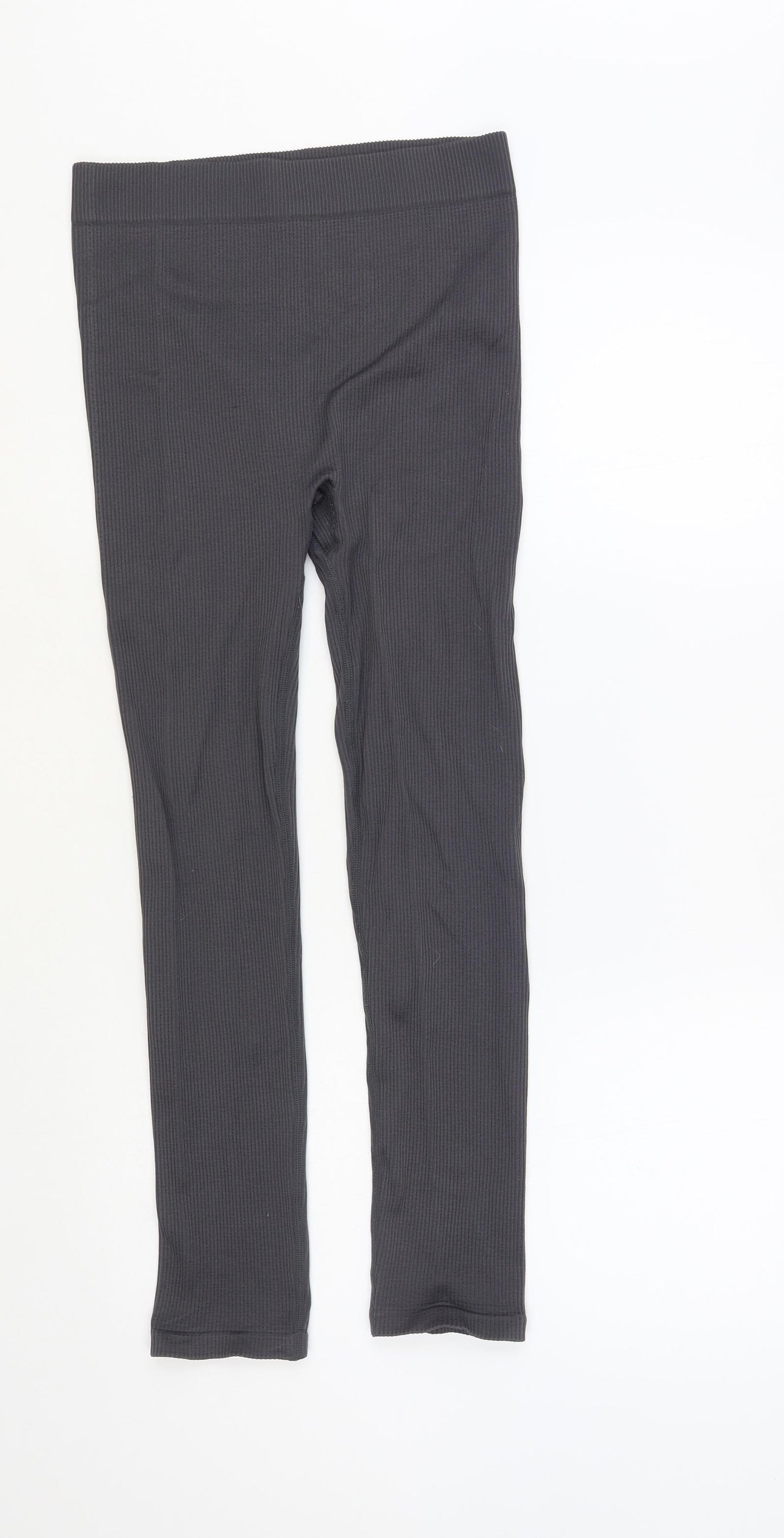 Dunnes Stores Womens Grey Nylon Jogger Leggings Size M L26 in