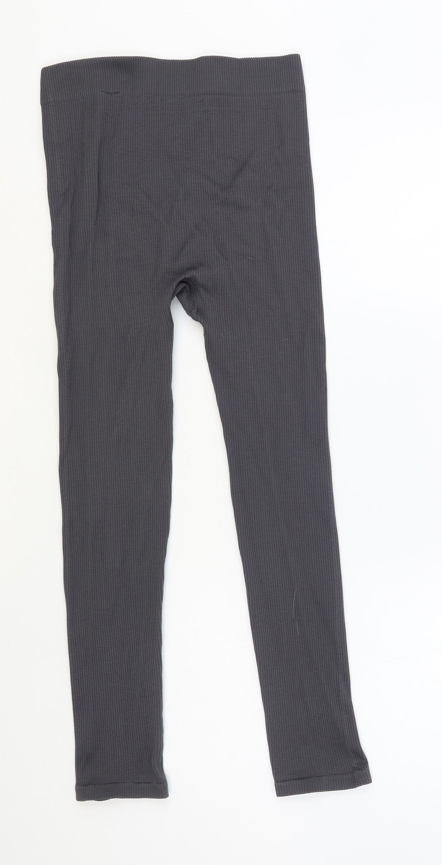 Dunnes Stores Womens Grey Nylon Jogger Leggings Size M L26 in