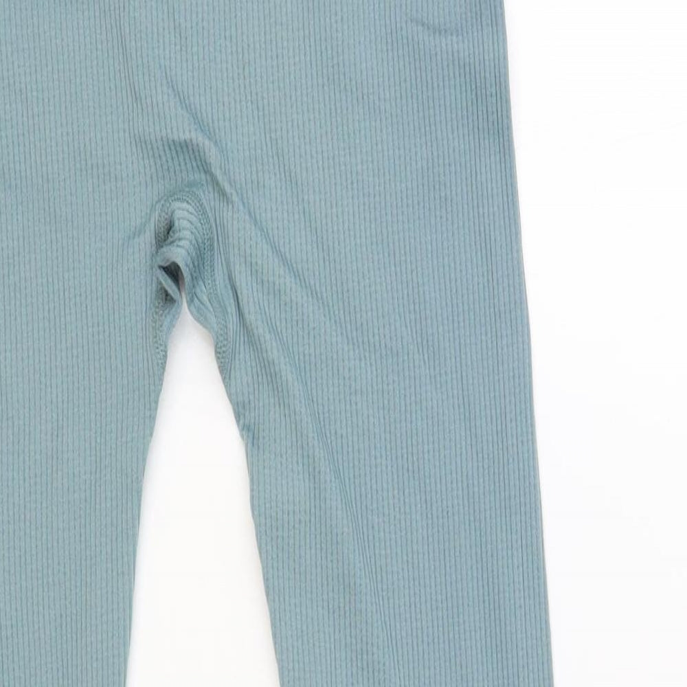 Dunnes Stores Womens Green Nylon Jogger Leggings Size M L26 in