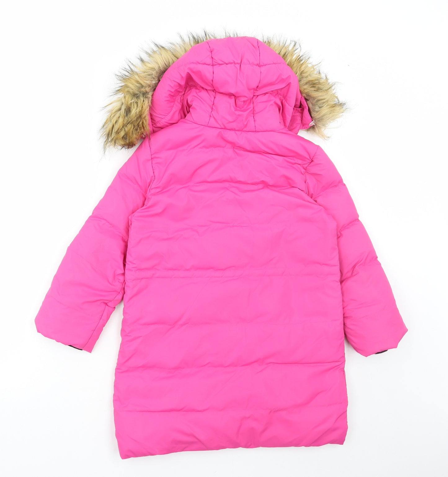 Kemeng Girls Pink Quilted Coat Size 8-9 Years Zip