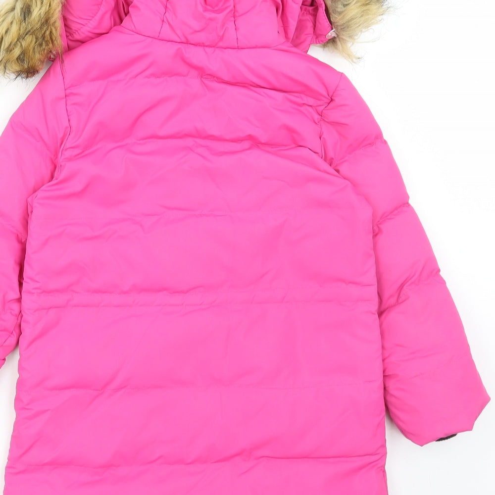 Kemeng Girls Pink Quilted Coat Size 8-9 Years Zip