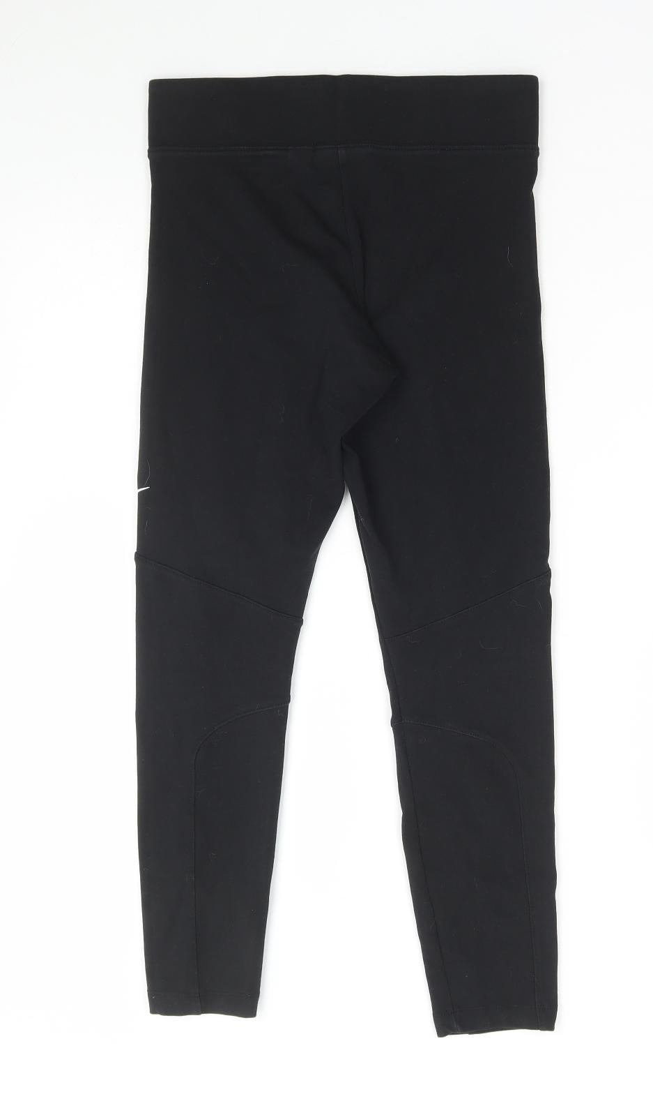 Nike Womens Black Cotton Capri Leggings Size S L25 in