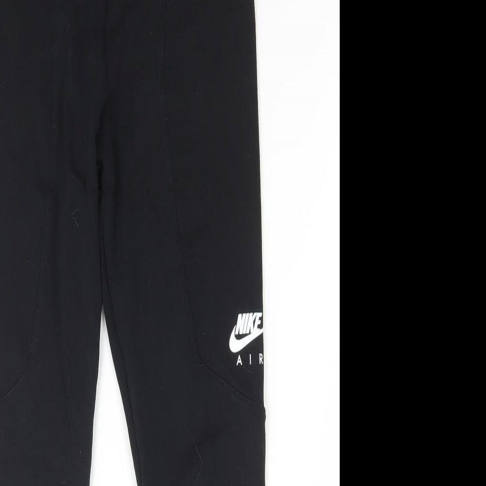 Nike Womens Black Cotton Capri Leggings Size S L25 in