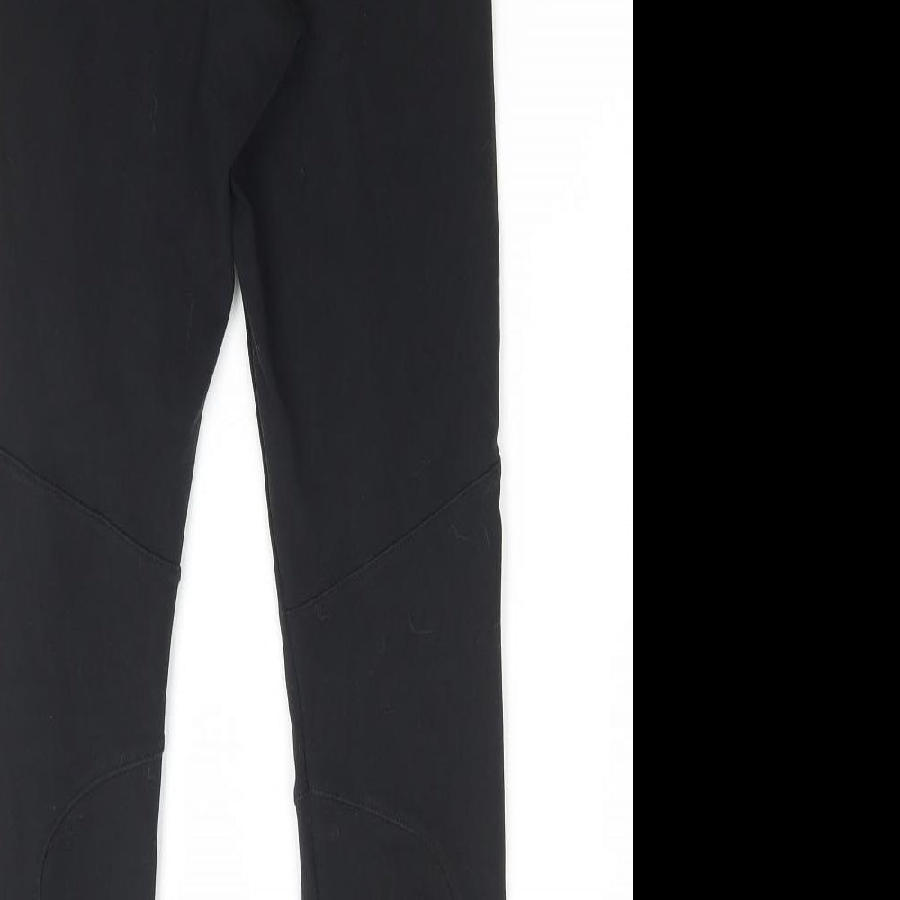Nike Womens Black Cotton Capri Leggings Size S L25 in