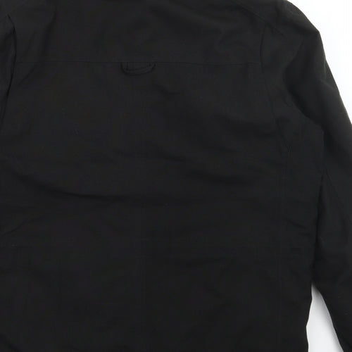 Craghoppers Mens Black Overcoat Coat Size 2XL Zip