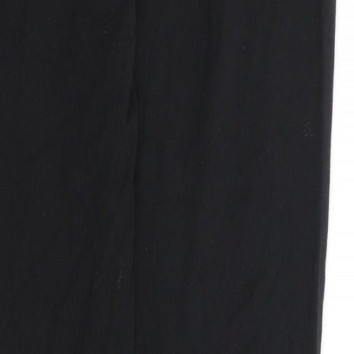 PUMA Womens Black Cotton Compression Leggings Size 10 L27 in Regular