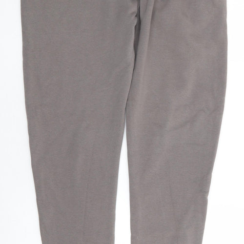 Beck & Hersey Mens Beige Cotton Jogger Trousers Size M L31 in Regular Drawstring