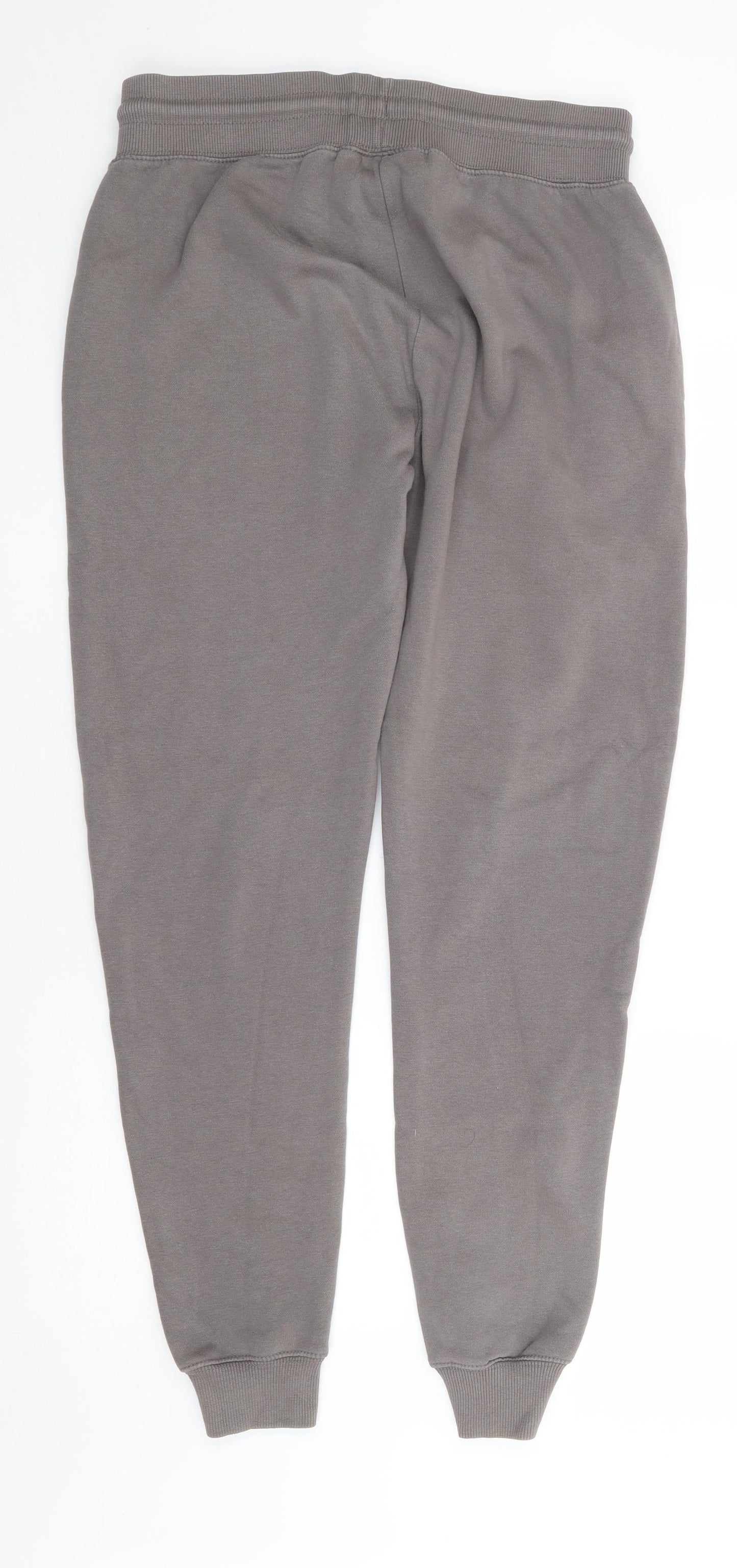 Beck & Hersey Mens Beige Cotton Jogger Trousers Size M L31 in Regular Drawstring