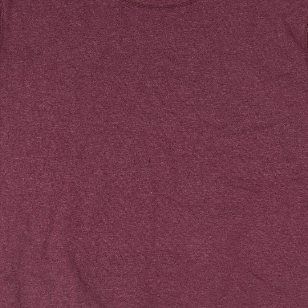Marks and Spencer Mens Purple Cotton Pullover Sweatshirt Size 2XL