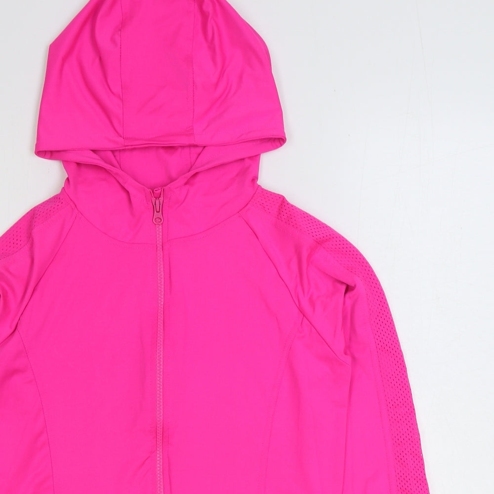 Miss E-Vie Girls Pink Jacket Size 13-14 Years Zip