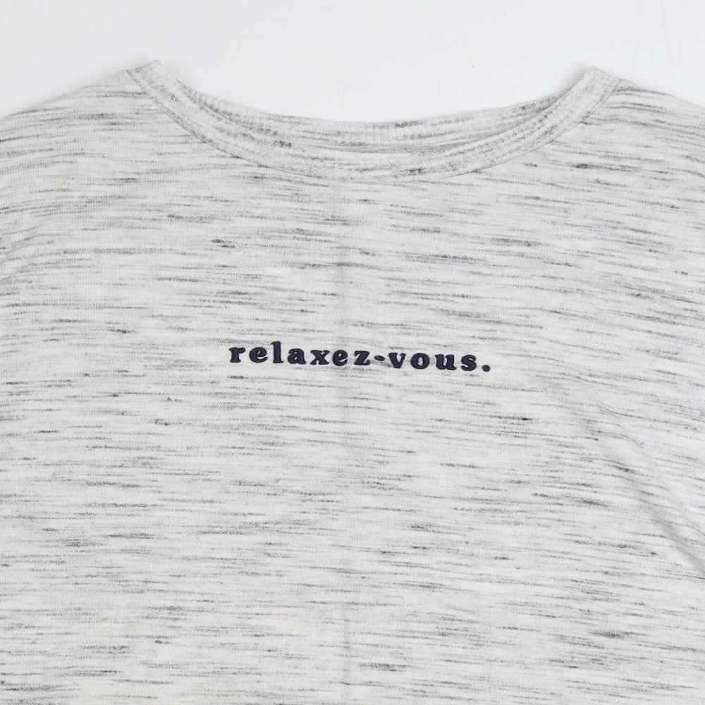 Marks and Spencer Womens Grey Viscose Pullover Sweatshirt Size 14 Pullover - Relaxez-vous