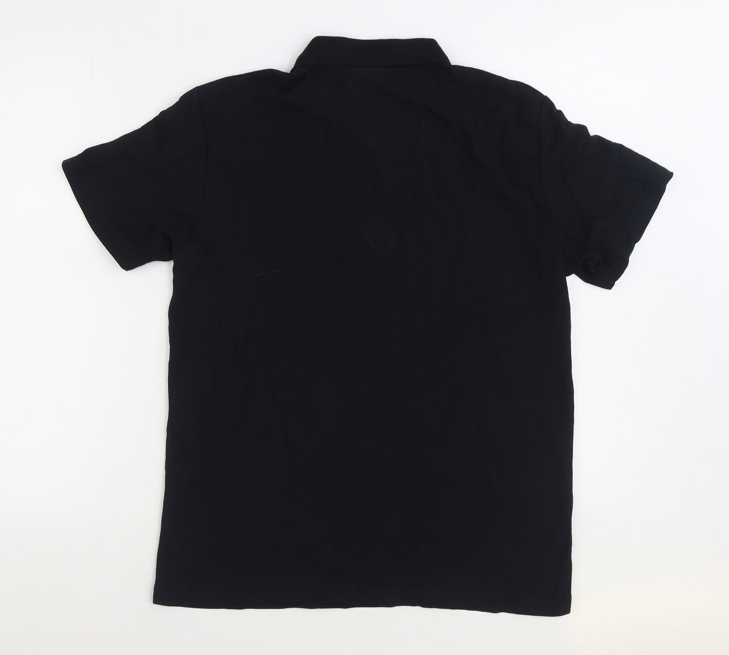 Stedman Mens Black 100% Cotton Polo Size M Collared Pullover - Guinness