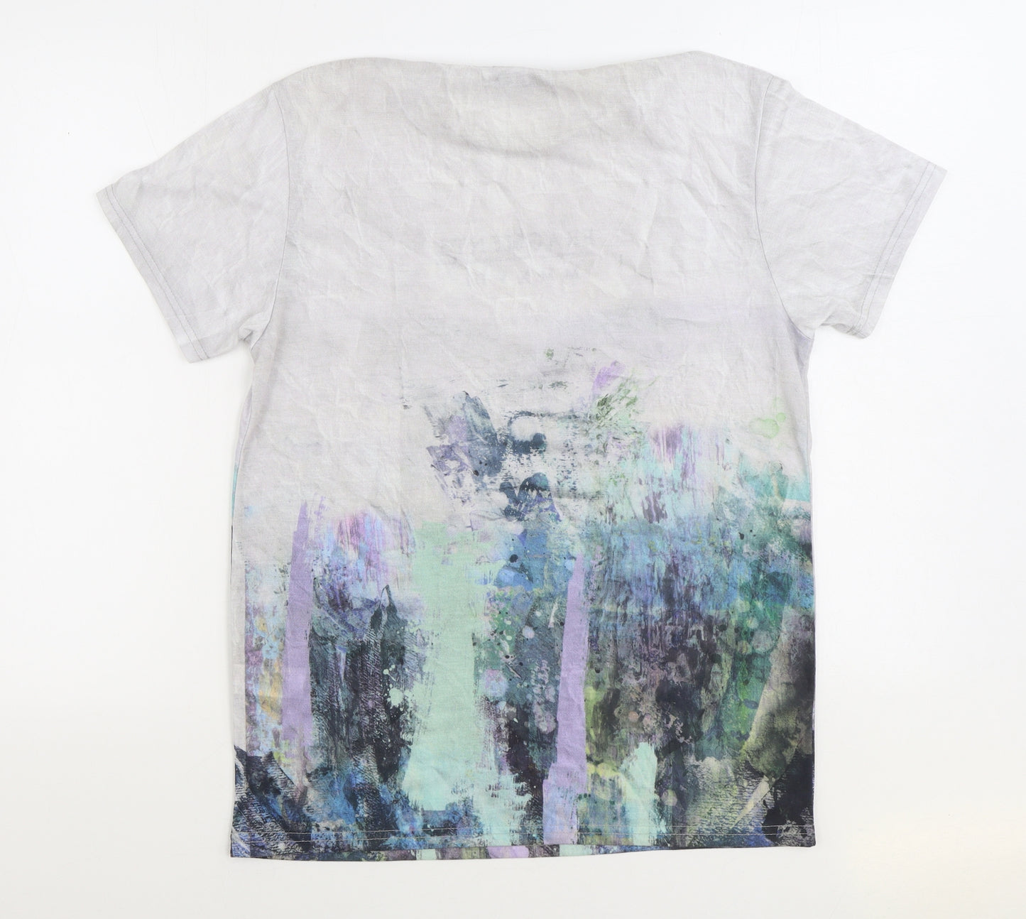 Cedar Wood State Mens Multicoloured Polyester T-Shirt Size M Round Neck - Fragments