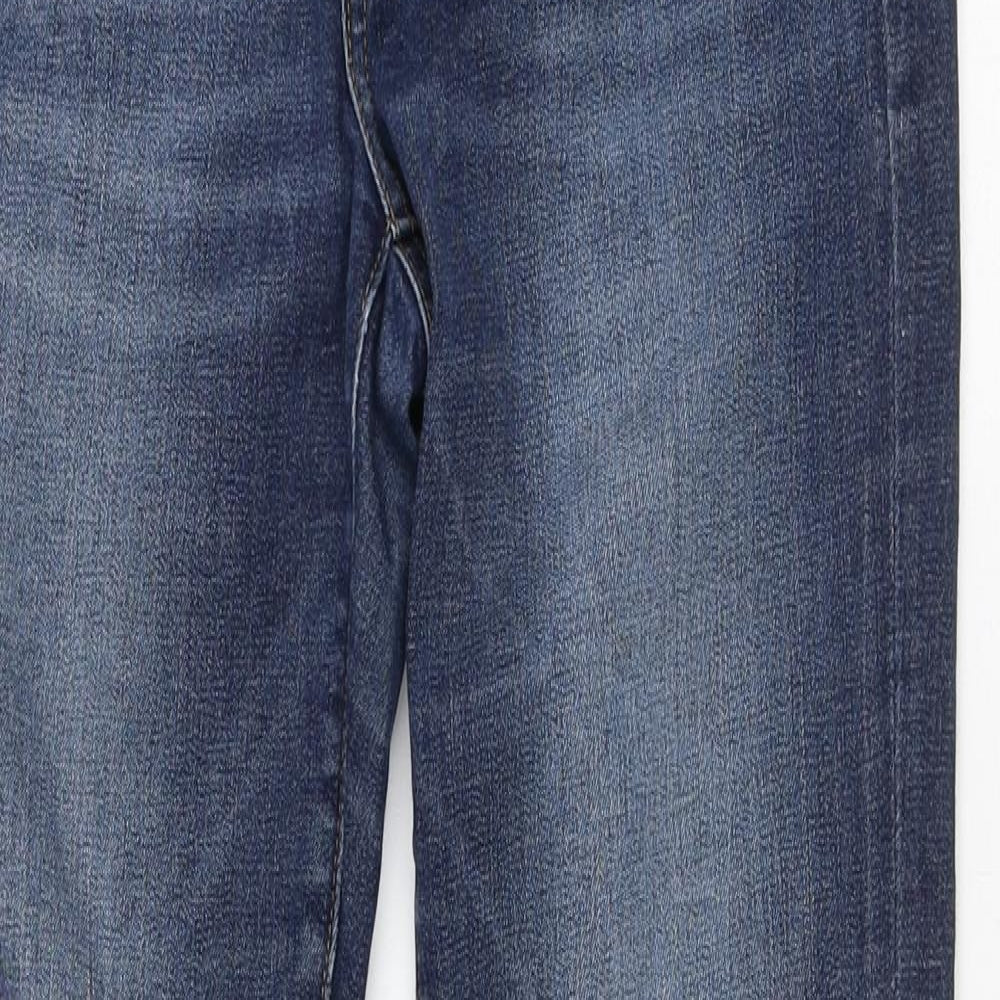 Banana Republic Womens Blue Cotton Straight Jeans Size 26 L29 in Regular Button