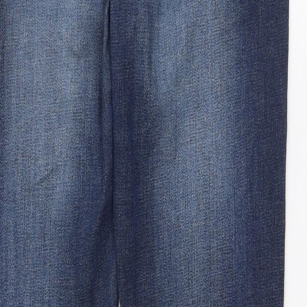 Banana Republic Womens Blue Cotton Straight Jeans Size 26 L29 in Regular Button