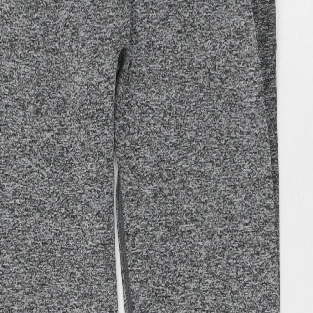Gymshark Womens Grey Nylon Compression Leggings Size S L28 in Regular