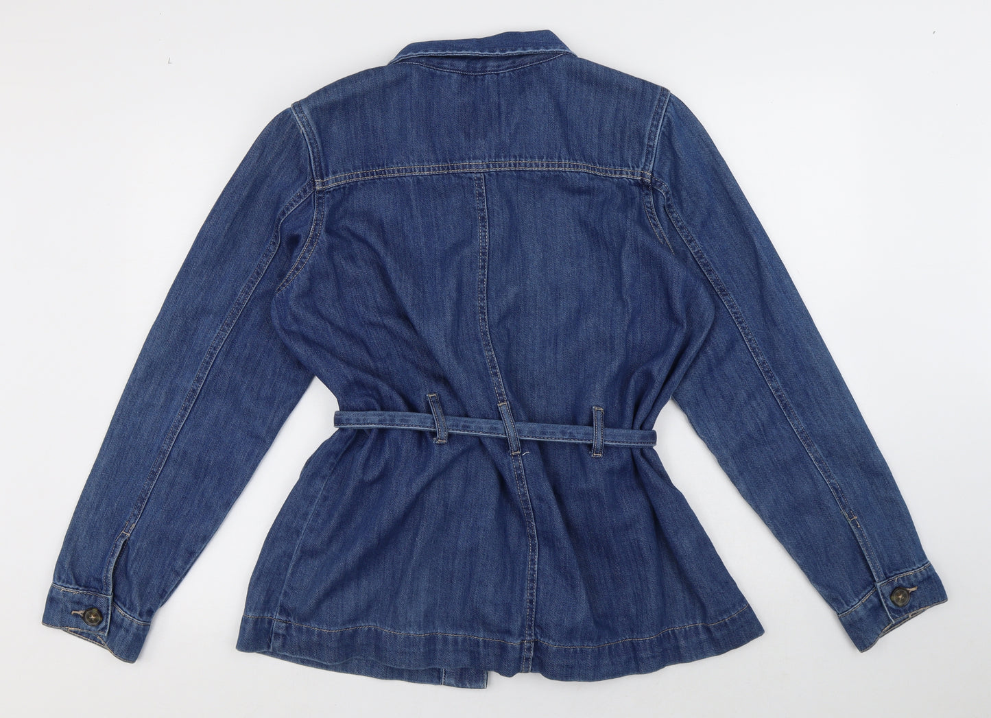 NEXT Womens Blue Jacket Size 14 Button
