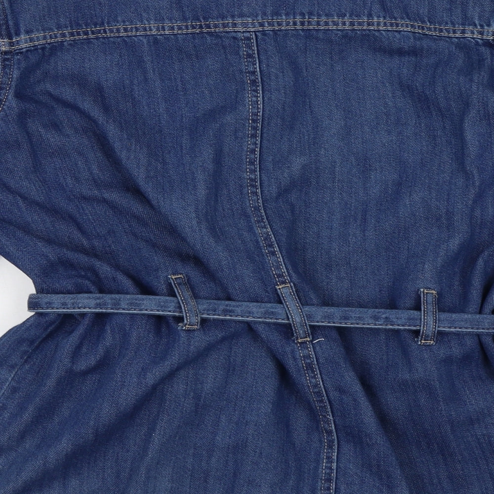 NEXT Womens Blue Jacket Size 14 Button