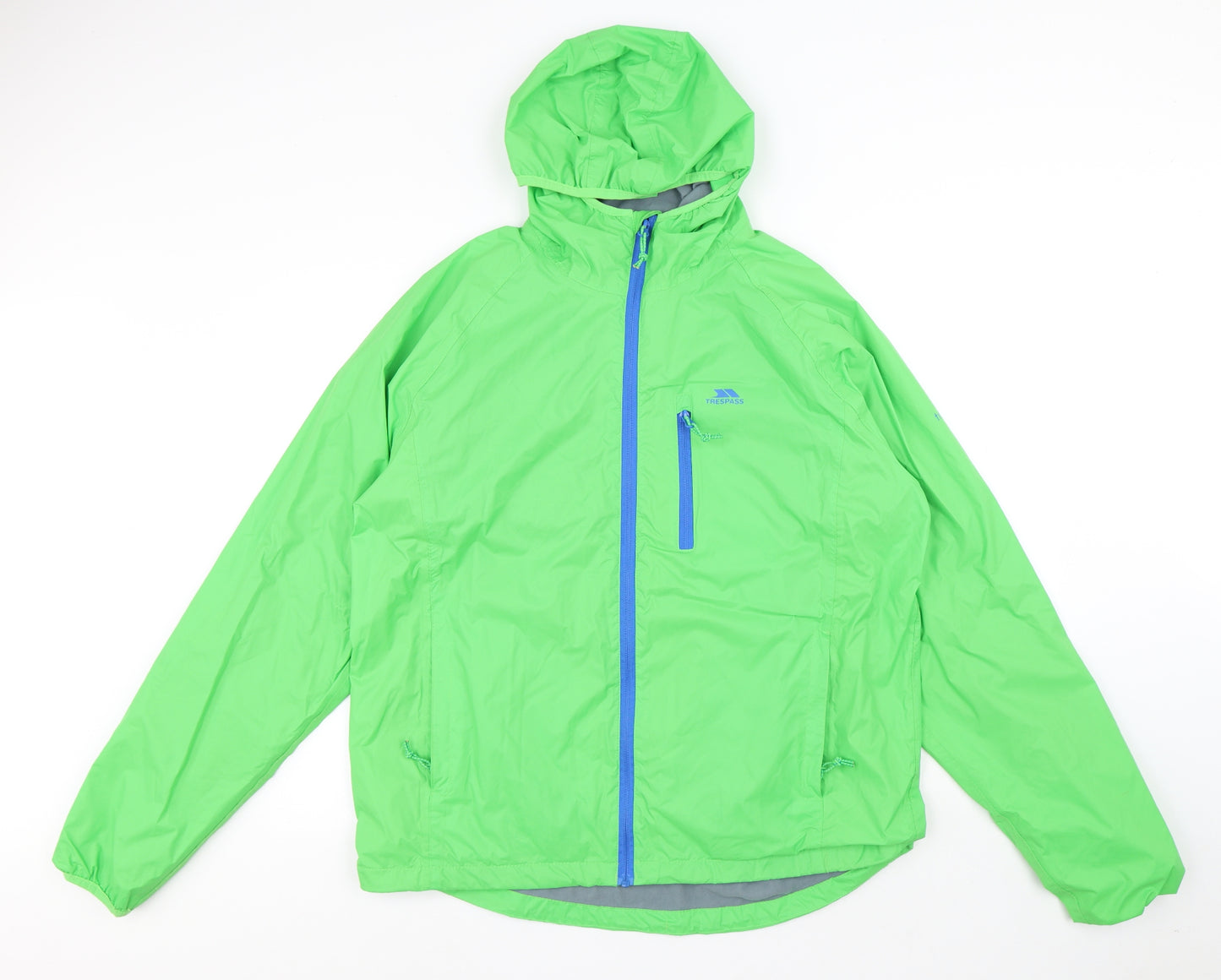 Trespass Mens Green Jacket Coat Size L Zip