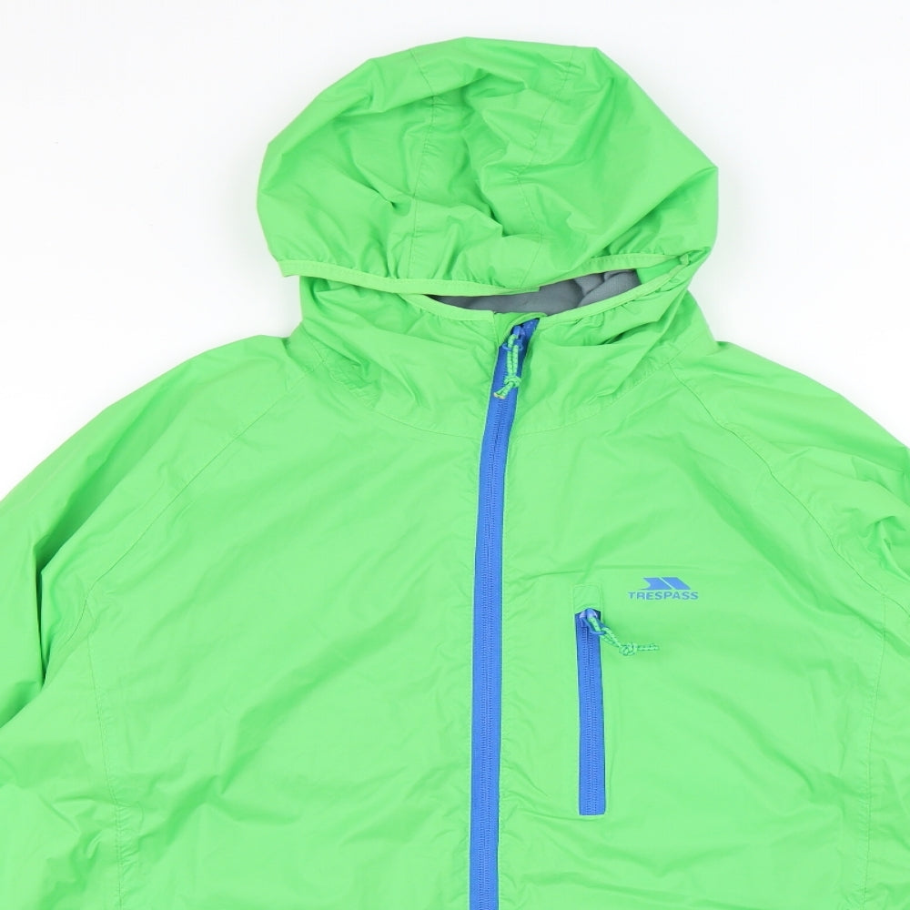 Trespass Mens Green Jacket Coat Size L Zip