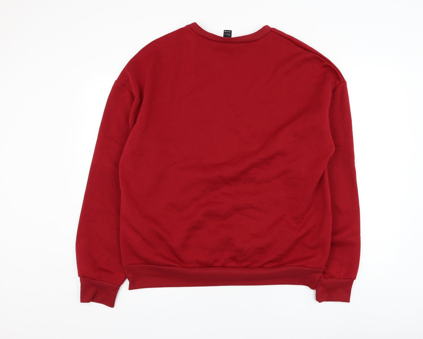 SheIn Womens Red Polyester Pullover Sweatshirt Size S Pullover - Los Angeles