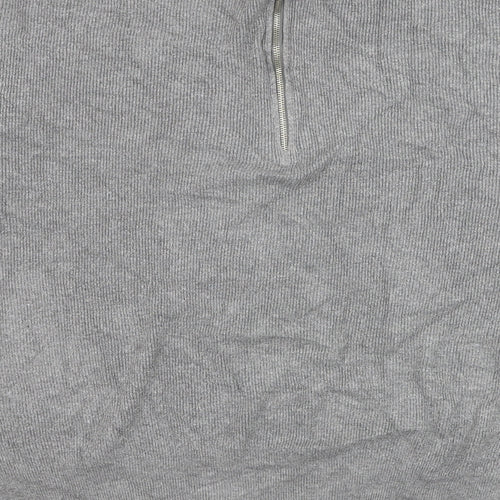 Atmosphere Womens Grey Round Neck Viscose Pullover Jumper Size 14