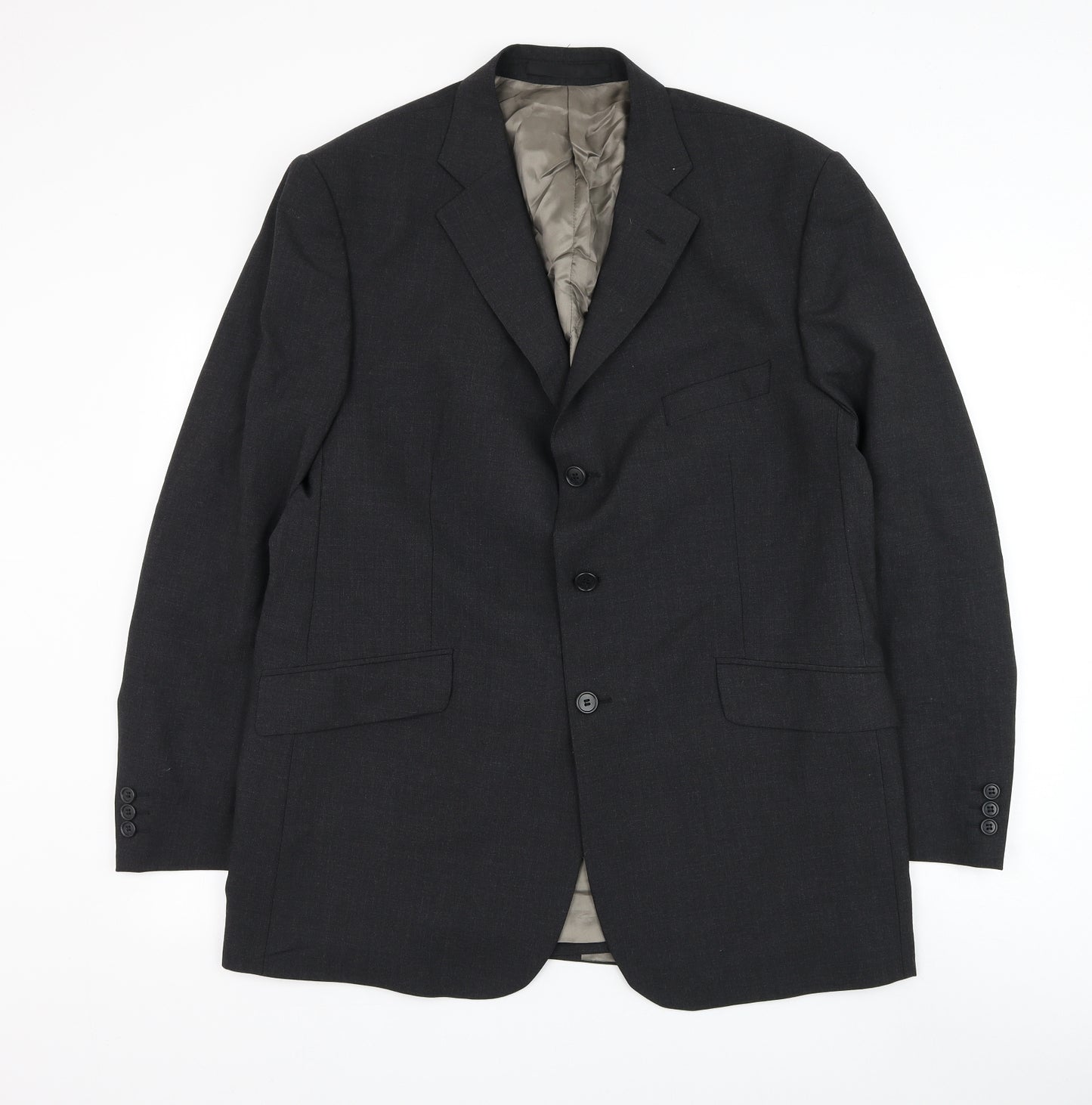 Impressions Mens Green Polyester Jacket Suit Jacket Size 44