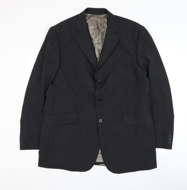 Impressions Mens Green Polyester Jacket Suit Jacket Size 44