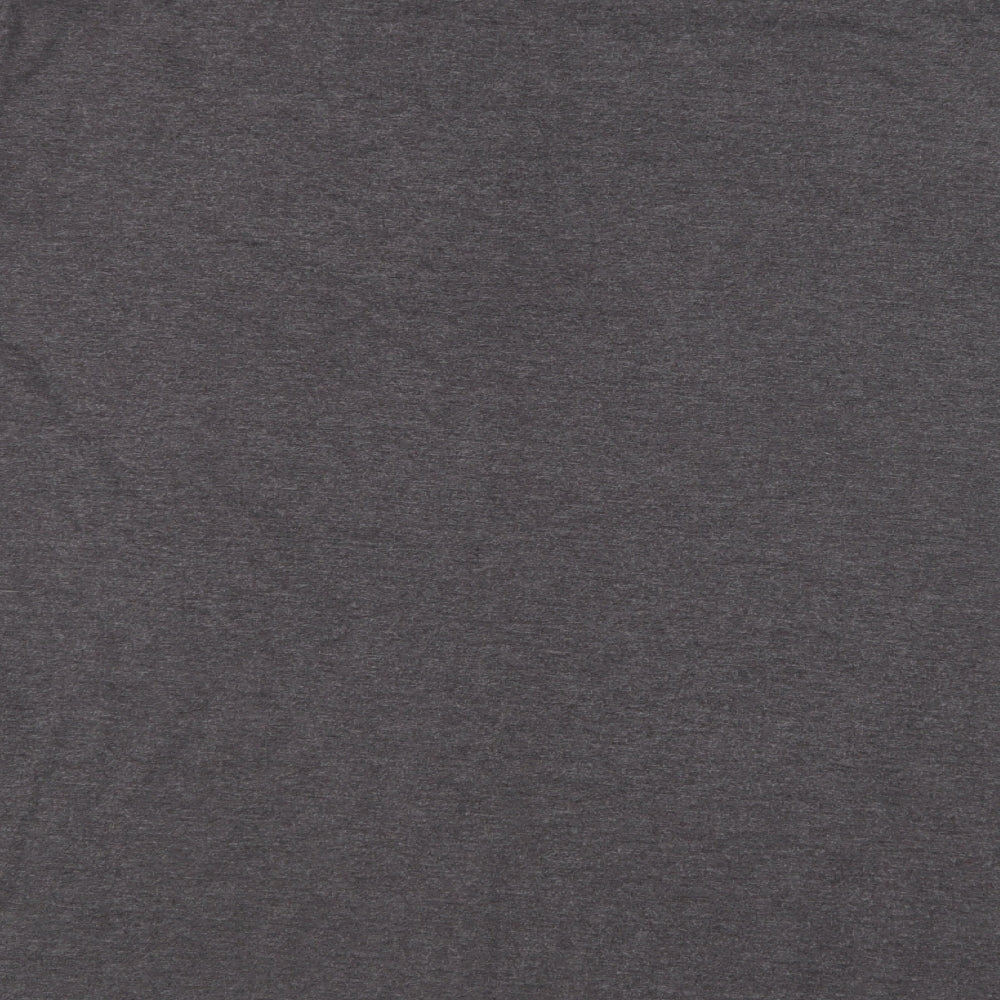 Slazenger Mens Grey Cotton T-Shirt Size XL Round Neck