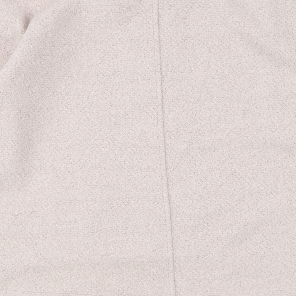Marks and Spencer Womens Pink Round Neck Polyester Pullover Jumper Size 14