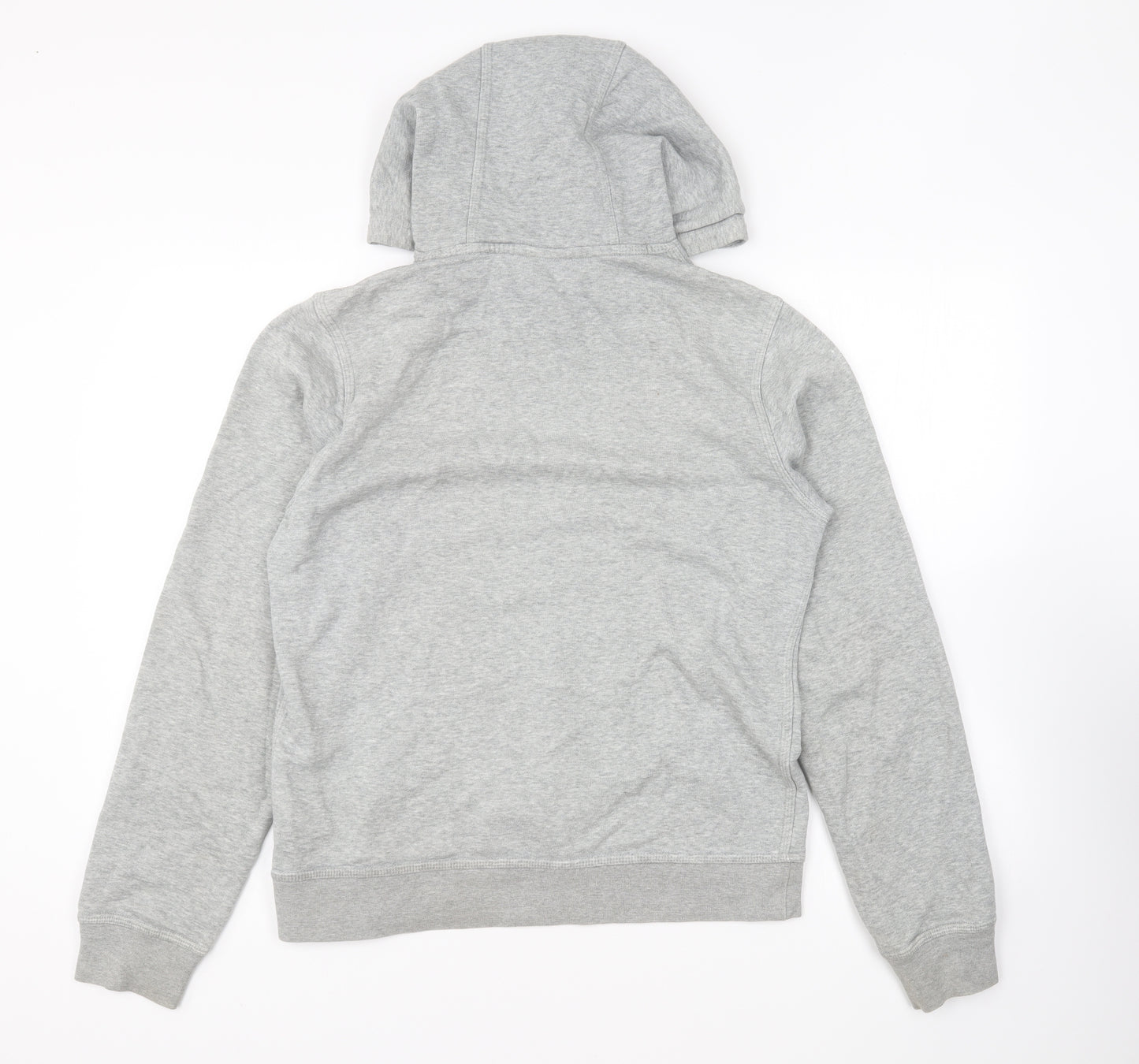 Nike Mens Grey Cotton Pullover Hoodie Size S