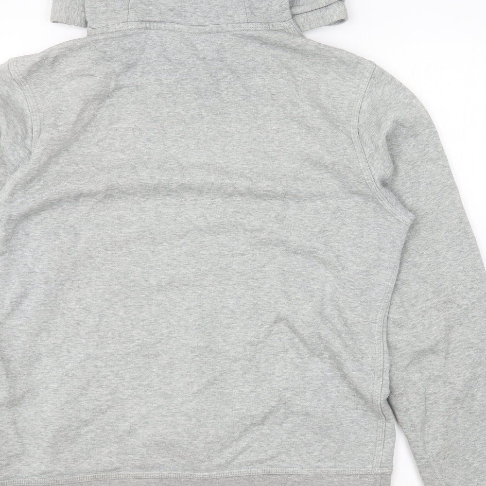 Nike Mens Grey Cotton Pullover Hoodie Size S