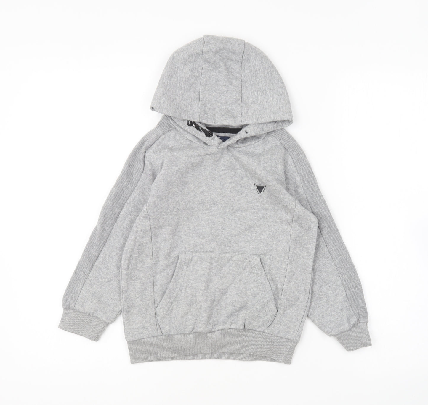 Matalan Boys Grey Cotton Pullover Hoodie Size 6 Years Pullover